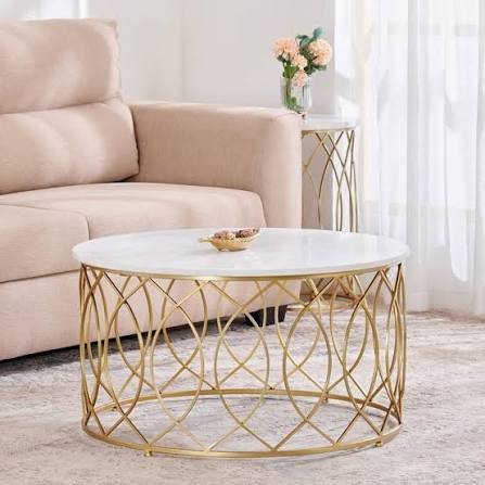 Nested Round Coffee Table Set