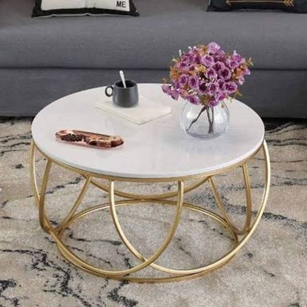 Rotatable 2-Tier Storage Table