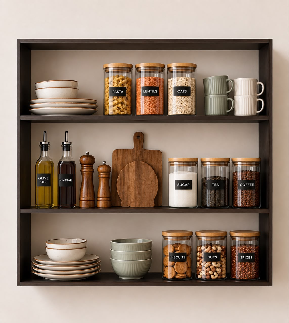 Wall Mounted Spice Rack